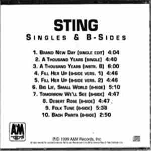 Sting - Singles & B-sides download flac mp3