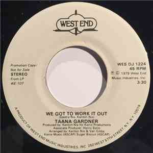 Taana Gardner - We Got To Work It Out download flac mp3