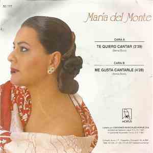 María Del Monte - Te Quiero Cantar download flac mp3