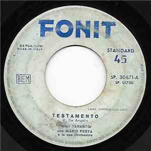 Nino Taranto Con Mario Festa E La Sua Orchestra - Testamento download flac mp3
