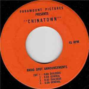 No Artist - Paramount Pictures Presents "Chinatown" (Radio Spot Announcements) download flac mp3