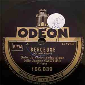 Jeanne Gautier - Berceuse / L' Abeille download flac mp3