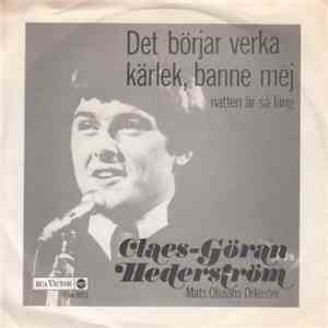 Claes-Göran Hederström Med Mats Olssons Orkester - Det Börjar Verka Kärlek, Banne Mej / Natten Är Så Lång download flac mp3