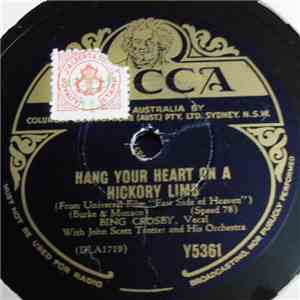 Bing Crosby - That Sly Old Gentleman / Hang Your Heart On A Hickory Limb download flac mp3