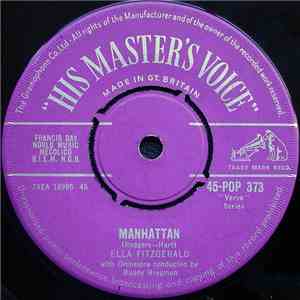 Ella Fitzgerald With Orchestra - Manhattan / Ev'ry Time We Say Goodbye download flac mp3