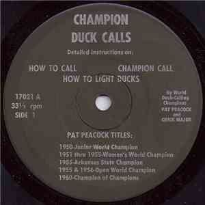 Pat Peacock and Chick Major - Champion Duck Calls download flac mp3