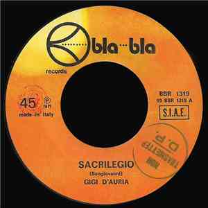Gigi D'Auria - Sacrilegio/'A Santanotte download flac mp3