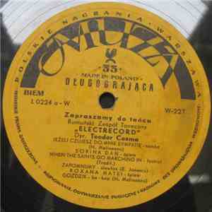 Rumuński Zespół Taneczny „Electrecord“ Dyr. Teodor Cosma / Państwowa Orkiestra Taneczna „Błękitny Jazz“ Dyr. Ryszard Damrosz - Zapraszamy Do Tańca download flac mp3
