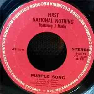 First National Nothing - Purple Song / I Got The Answer download flac mp3