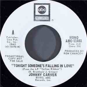 Johnny Carver - Tonight Someone's Falling In Love download flac mp3
