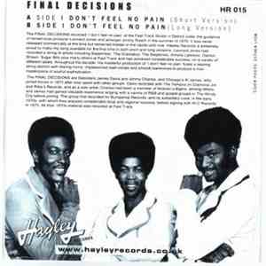 Final Decisions - I Don't Feel No Pain download flac mp3