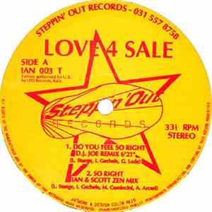 Love 4 Sale - Do You Feel So Right download flac mp3