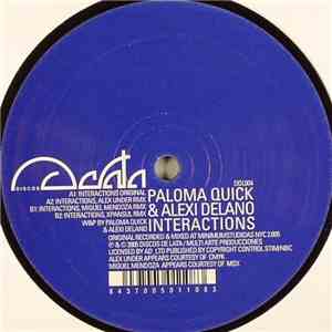 Paloma Quick & Alexi Delano - Interactions download flac mp3