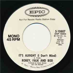 Robey, Falk And Bod - It's Alright (I Don't Mind) download flac mp3