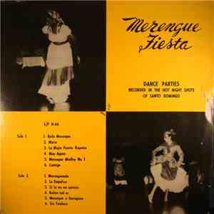 Various - Merengue Fiesta (Dance Parties Recorded In The Hot Night Spots Of Santo Domingo) download flac mp3