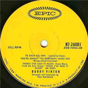 Bobby Vinton - There! I've Said It Again flac mp3 download