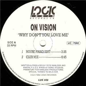 On Vision - Why Don't You Love Me download flac mp3