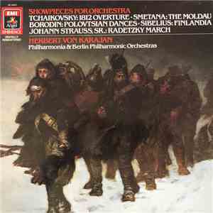 Tchaikovsky , Smetana , Borodin , Sibelius , Johann Strauss Sr., Herbert von Karajan , Philharmonia Orchestra, Berliner Philharmoniker - Showpieces for Orchestra download flac mp3