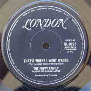The Poppy Family Featuring Susan Jacks - That's Where I Went Wrong download flac mp3