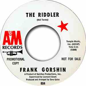 Frank Gorshin - The Riddler / Never Let Her Go download flac mp3