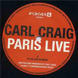 Carl Craig - Paris Live download flac mp3