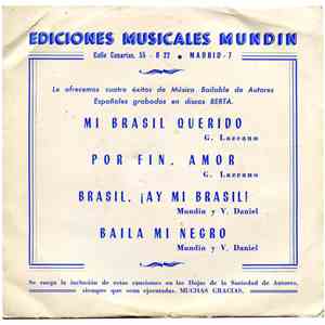 Conjunto Guk / Orquesta Pocovi - Mi Brasil Querido / Por Fin, Amor / Brasil, ¡Ay Mi Brasil! / Baila Mi Negro download flac mp3