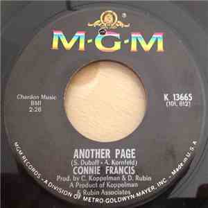 Connie Francis - Another Page / Souvenir D'Italie download flac mp3