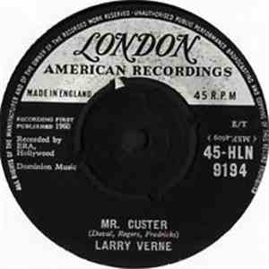 Larry Verne - Mr Custer download flac mp3