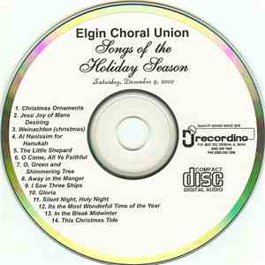 Elgin Choral Union - Songs Of The Holiday Season download flac mp3