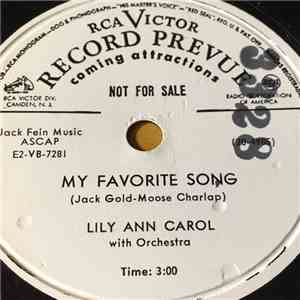 Lily Ann Carol - My Favorite Song / It Wouldn't Be The Same Without You download flac mp3