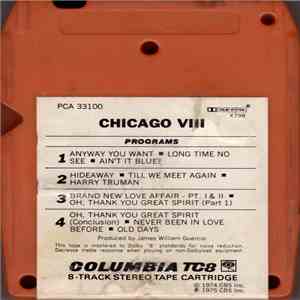Chicago  - Chicago VIII download flac mp3