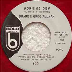 Duane & Greg Allman - Morning Dew download flac mp3