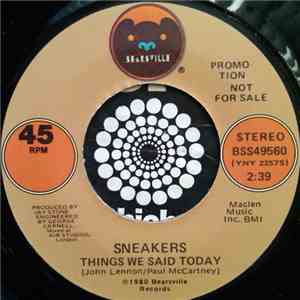 Sneakers  - Things We Said Today download flac mp3