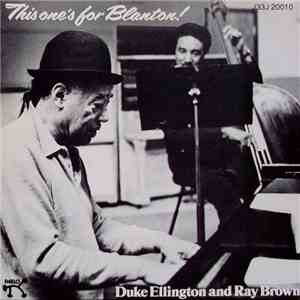 Duke Ellington And Ray Brown - This One's For Blanton download flac mp3