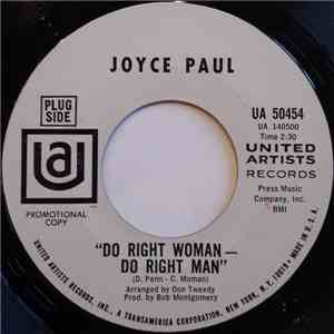 Joyce Paul - Do Right Woman - Do Right Man / You Didn't Come Home Last Night download flac mp3
