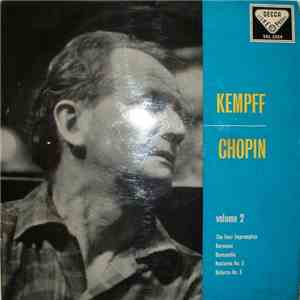 Kempff, Chopin - Volume 2 (The Four Impromptus / Berceuse / Barcarolle / Nocturne No. 3 / Scherzo No. 3) download flac mp3
