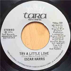 Oscar Harris - Try A Little Love download flac mp3