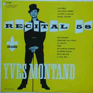 Yves Montand - Récital 58 download flac mp3