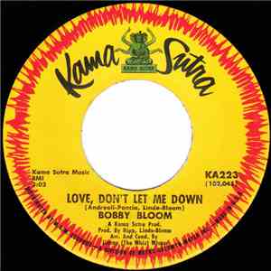 Bobby Bloom - Love, Don't Let Me Down / Where Is The Woman download flac mp3