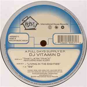DJ Vitamin D - A Full Days Supply EP download flac mp3