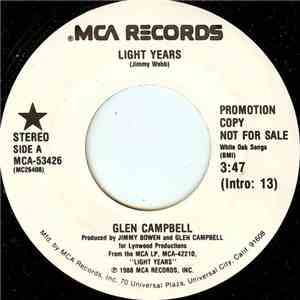 Glen Campbell - Light Years download flac mp3