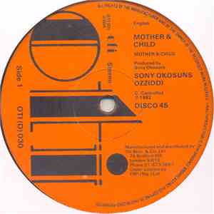 Sonny Okosuns Ozziddi - Mother & Child download flac mp3