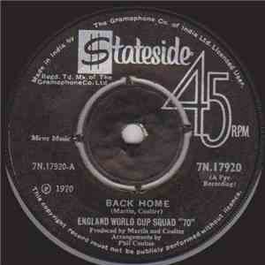 England World Cup Squad "70" - Back Home download flac mp3