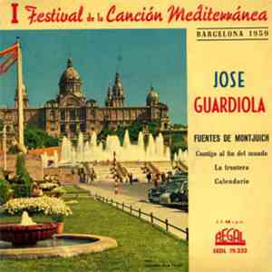 José Guardiola - I Festival De La Canción Mediterránea, Barcelona 1959 download flac mp3