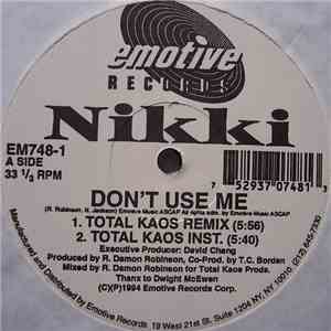 Nikki - Don't Use Me download flac mp3