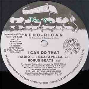 Afro-Rican - I Can Do That / Let It Go download flac mp3
