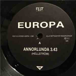 Europa  - Annorlunda / Storstadsliv download flac mp3