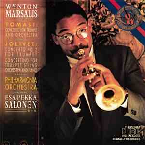 Wynton Marsalis, Tomasi, Jolivet, Philharmonia Orchestra, Esa-Pekka Salonen - Concerto For Trumpet And Orchestra / Concerto No. 2 For Trumpet - Concertino For Trumpet, String Orchestra And Piano download flac mp3
