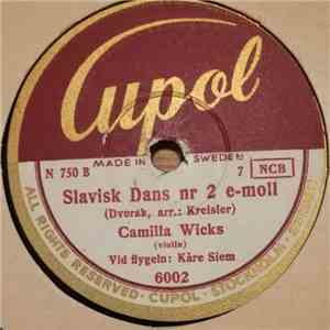 Camilla Wicks, Kåre Siem - Slavisk Dans Nr 2 E-moll download flac mp3