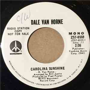 Dale Van Horne - Carolina Sunshine download flac mp3